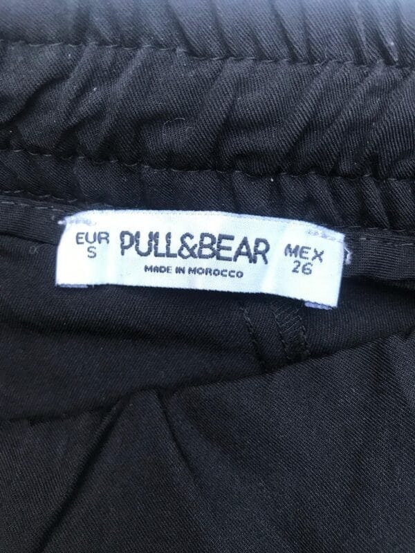 Women’s Black Casual Trouser with Red Side Stripes