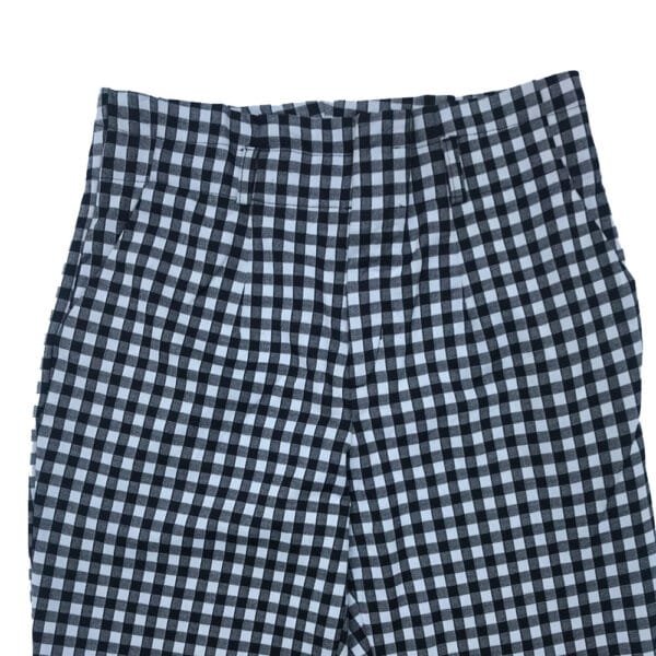 A16 Women’s Black & White Gingham Check Trouser