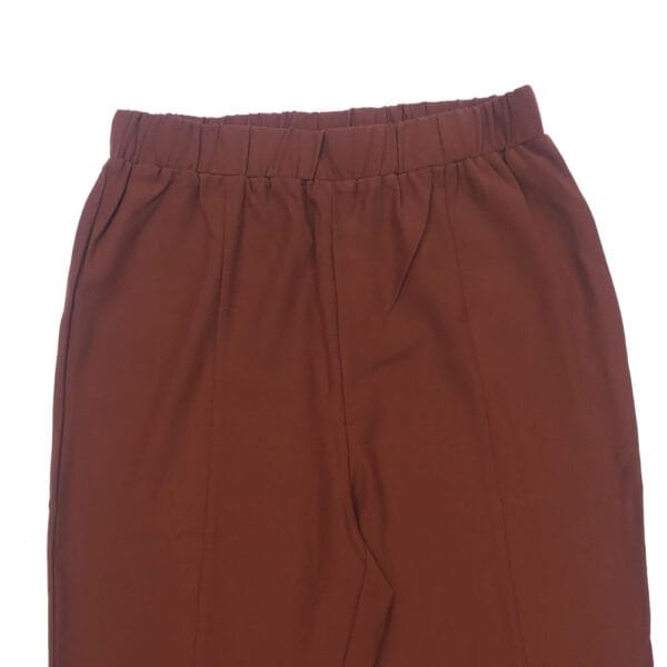 Brown Casual Slim Trousers