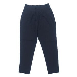 A29 Black High-Waist Pleated Trousers