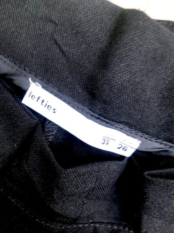 Black High-Waist Pleated Trousers