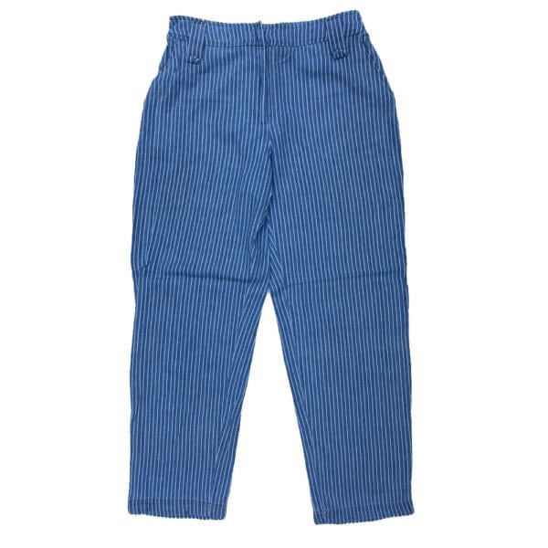 A40 Women’s Blue & White Pinstripe Casual Trousers