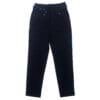 Women’s Black High-Waist Belted Trouser front view