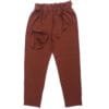 Women’s Rust Brown Paperbag Waist Casual Trouser