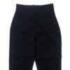 ZARA Black High-Waist Trouser close-up detail