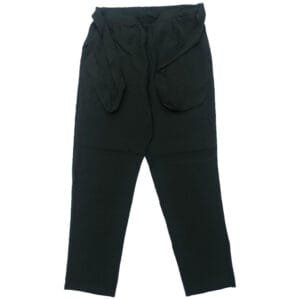 Women’s Dark Olive Green Paperbag Trouser front view