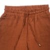 TZ13. CACHE CACHE Women’s Rust Brown Drawstring Trouser front view