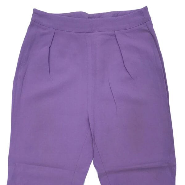 Women’s Lavender High-Waist Trouser front view