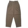 Women’s Brown Side-Button High-Waist Trouser front view