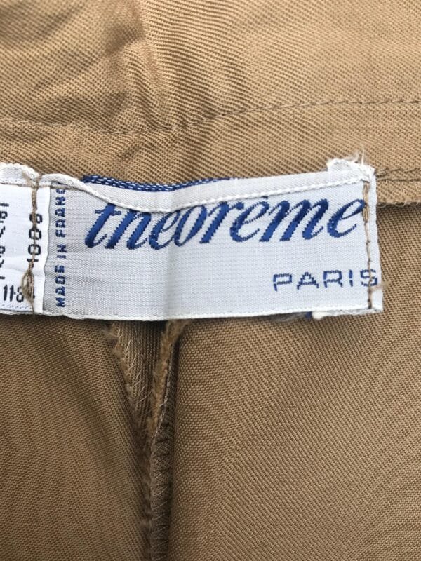 Women’s Brown Side-Button High-Waist Trouser